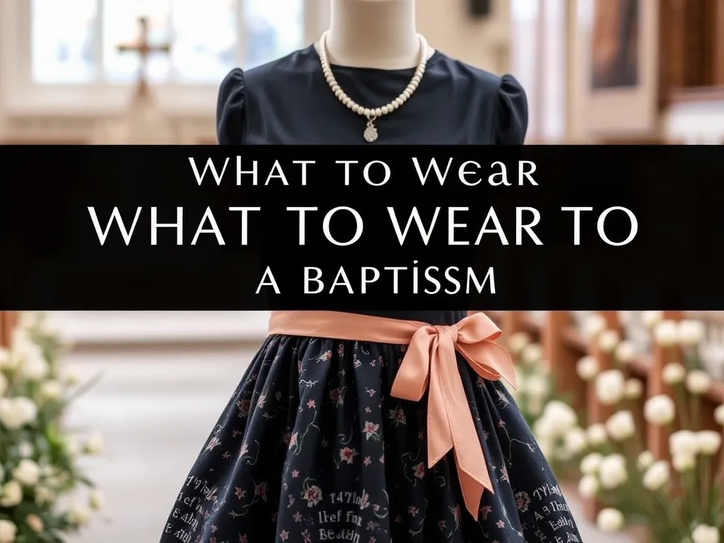 Jak ubrać się na chrzciny?