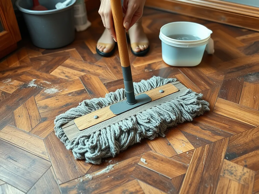 Jak wyczyścić bardzo brudny parkiet?