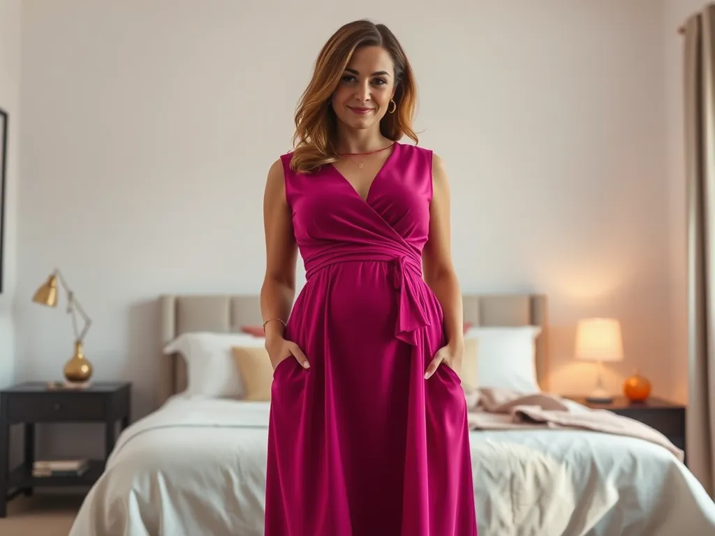 Jaka sukienka dla niskiej osoby z brzuszkiem?