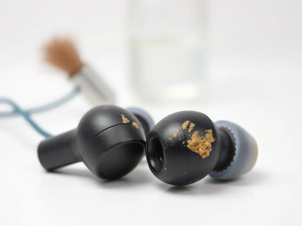 Jak wyczyścić słuchawki douszne z woskowiny?