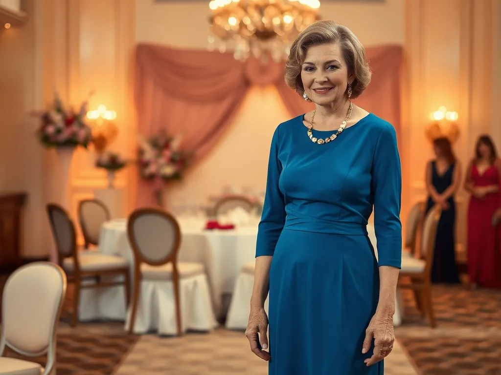 Jaka sukienka na wesele dla 50 latki?