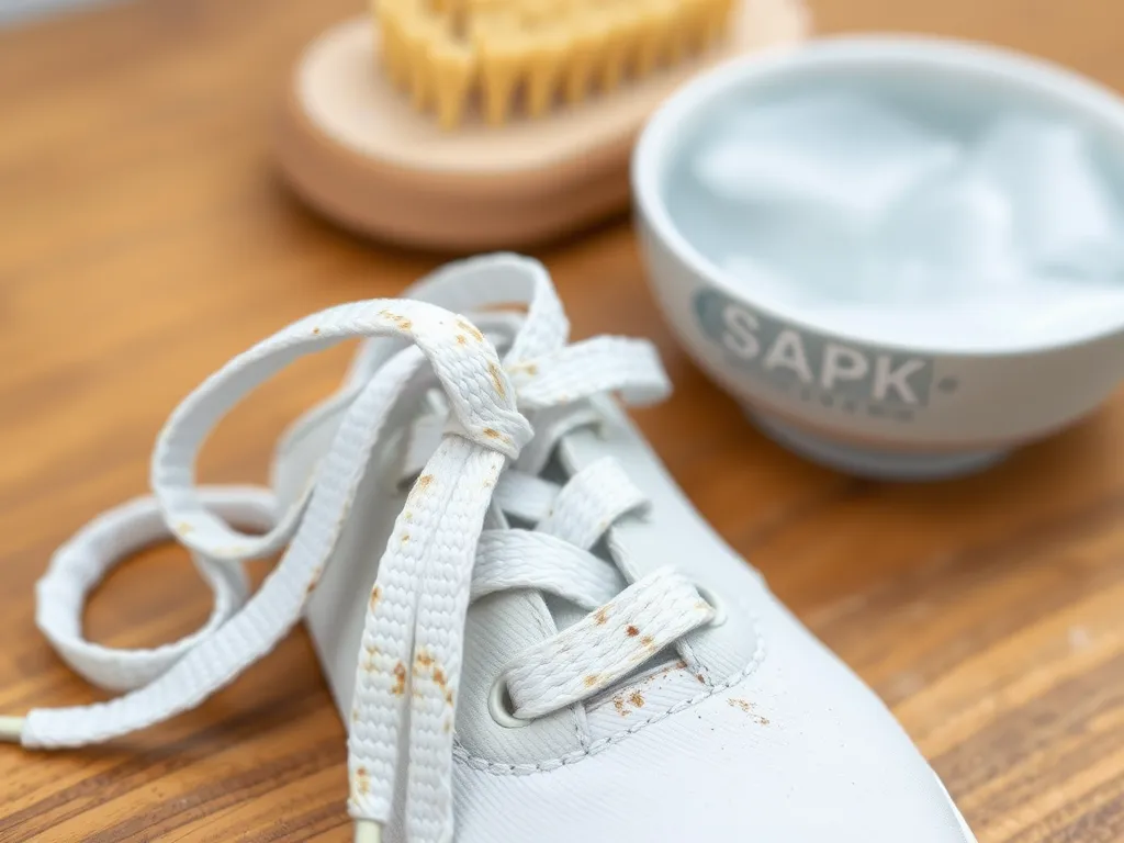 Jak wyczyścić białe sznurówki?