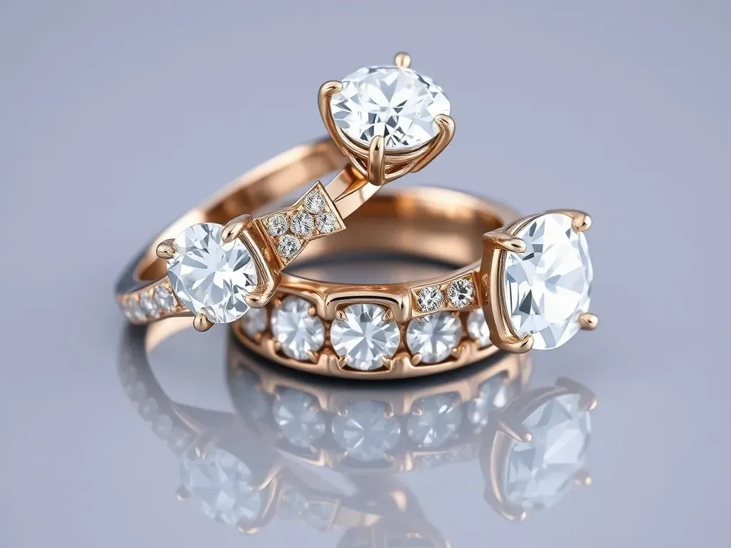 Obrączki ślubne z diamentami